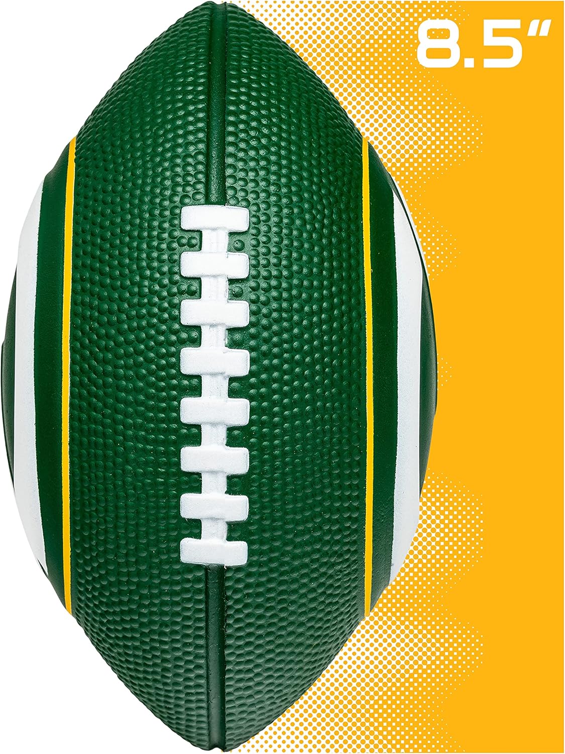 Franklin Sports NFL Football - Kids Foam Football - Soft Junior Size 8.5" Ball with 3D Logos - Perfect for Gameday + Tailgates
