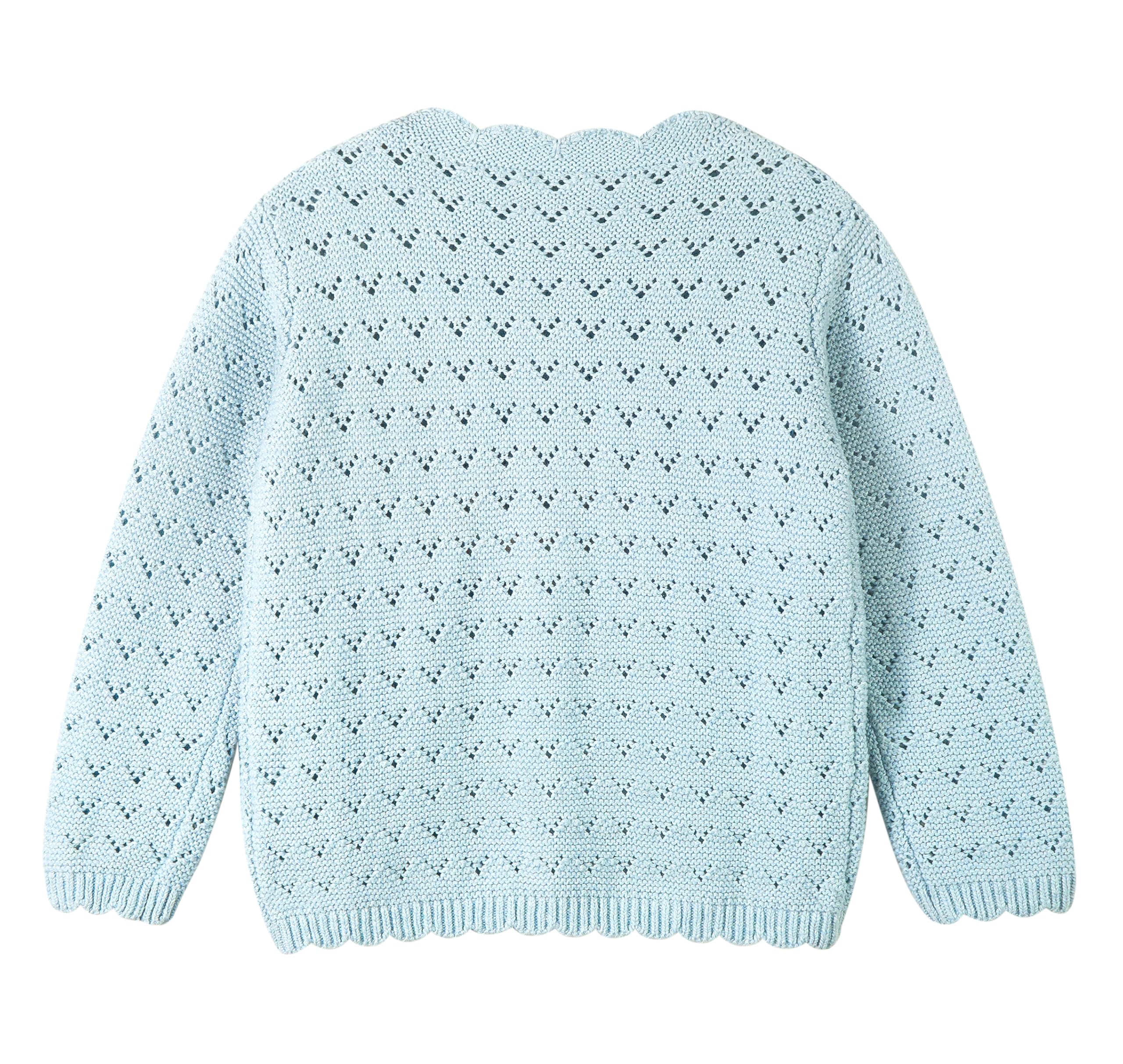 Miipat Bébé Fille Pulls en Tricot Tout-Petit Enfant Creux Tricot Cardigans à Manches Longues Bouton Manteau Pull Automne Hiver Vêtements pour Bébé Fille 6 Mois-4 Ans