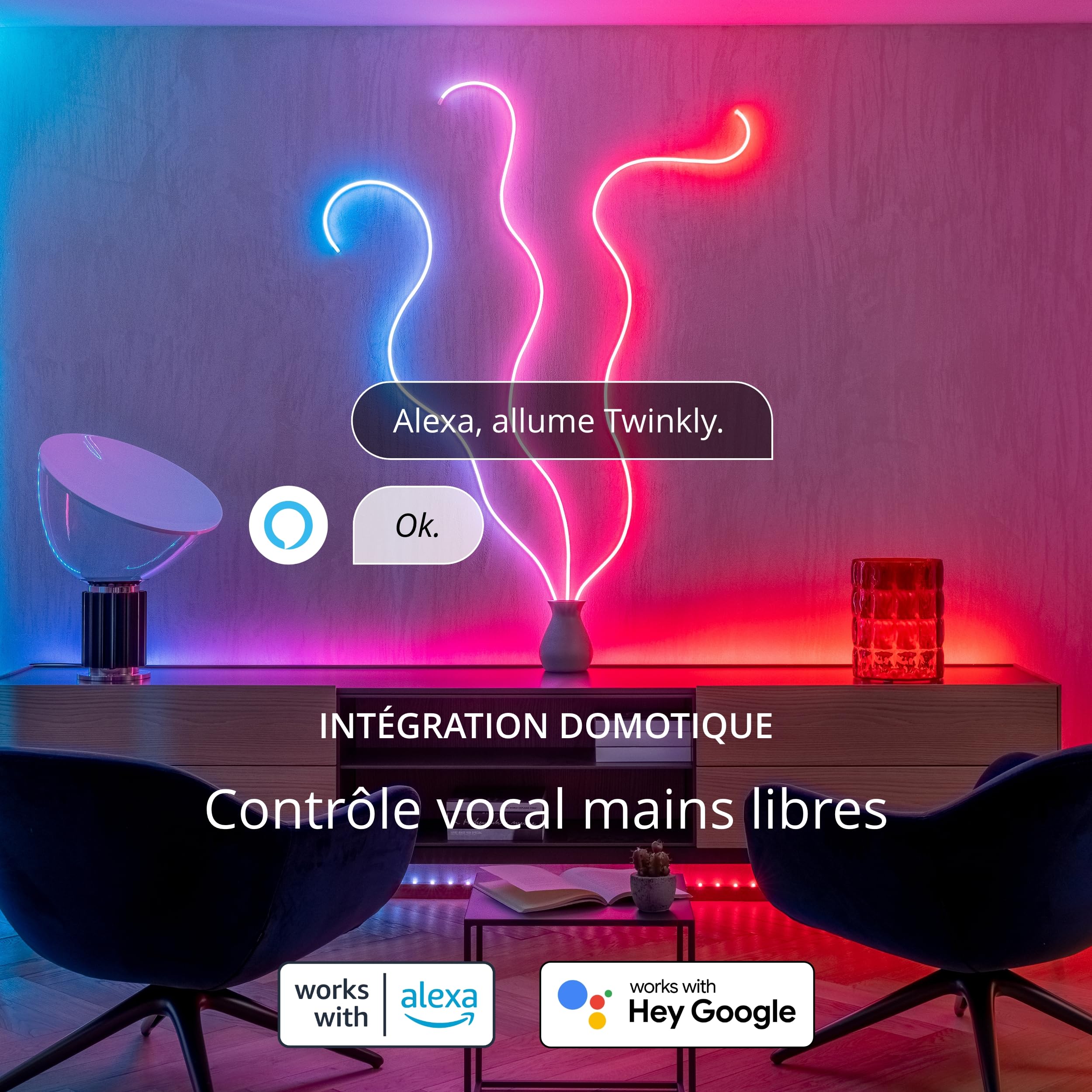 TWINKLY FLEX - Ruban LED RGB 3 Mètres, lumière connectée