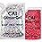 Face, Body & Hair Glitter Gel - Halloween Glitter for Kids and Women - 3 Oz Cosmetic-Grade Gel w/Moon & Stars for Festivals & Halloween Party, Easy Apply & Wash Off - Red/Silver 2Pack