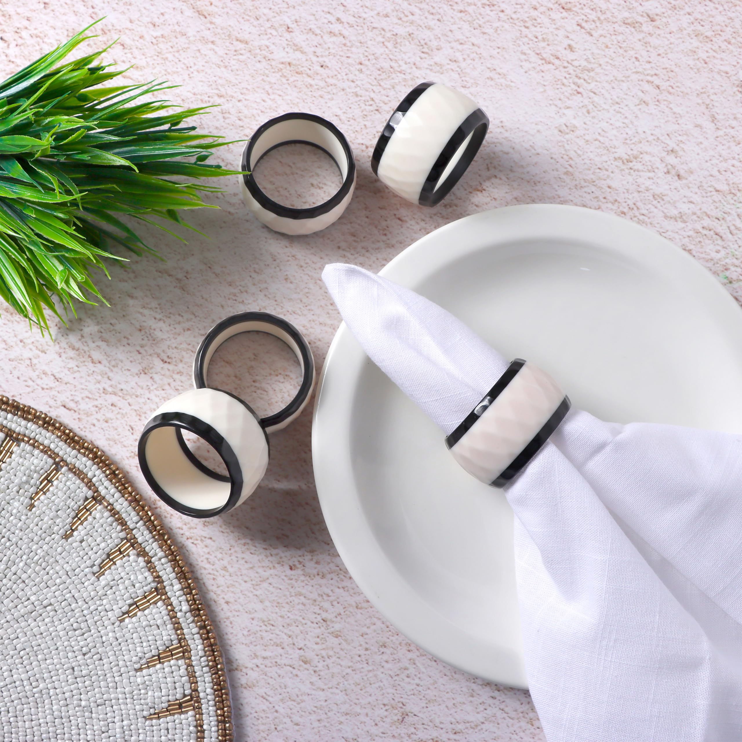 CLEENTABLE Serviettenringe Set Mit 12 Stück – Pastellfarbene Tischdeko Aus Epoxidharz Für Hochzeit, Party & Alltag