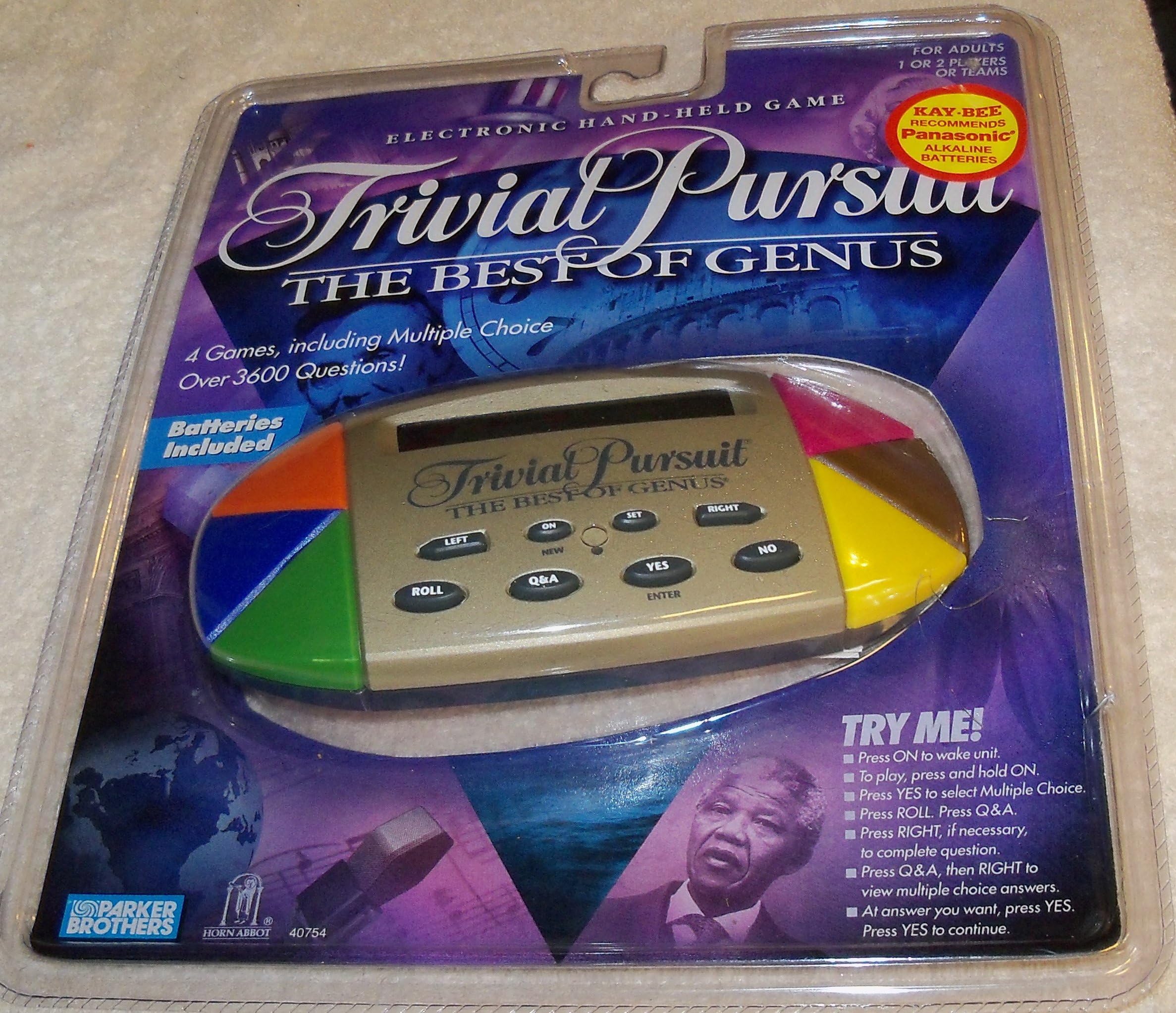 Parker Brothers Trivial Pursuit The Best of Genus