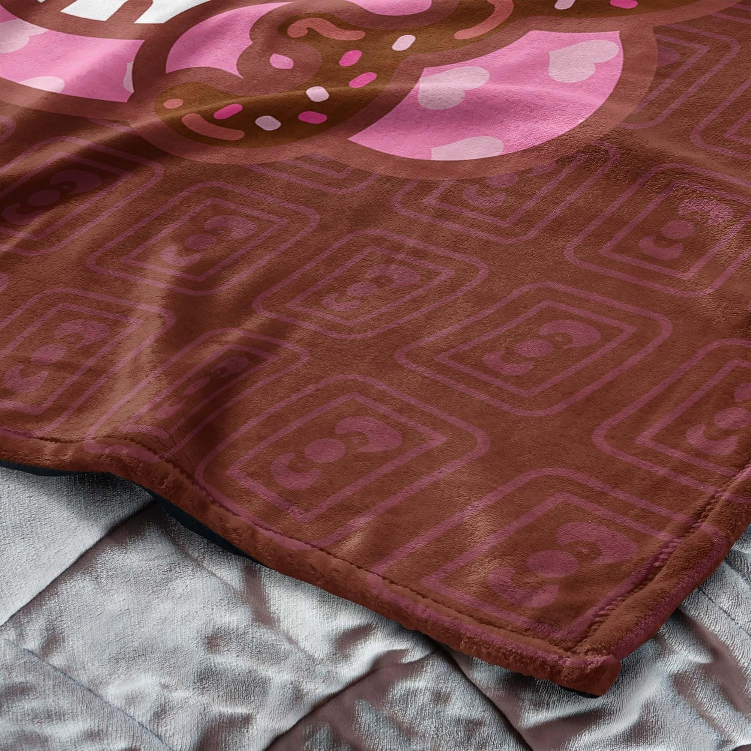 NORTHWEST Sanrio Hello Kitty, Chocokitty, Silk Touch Throw 50 x 60 Inches