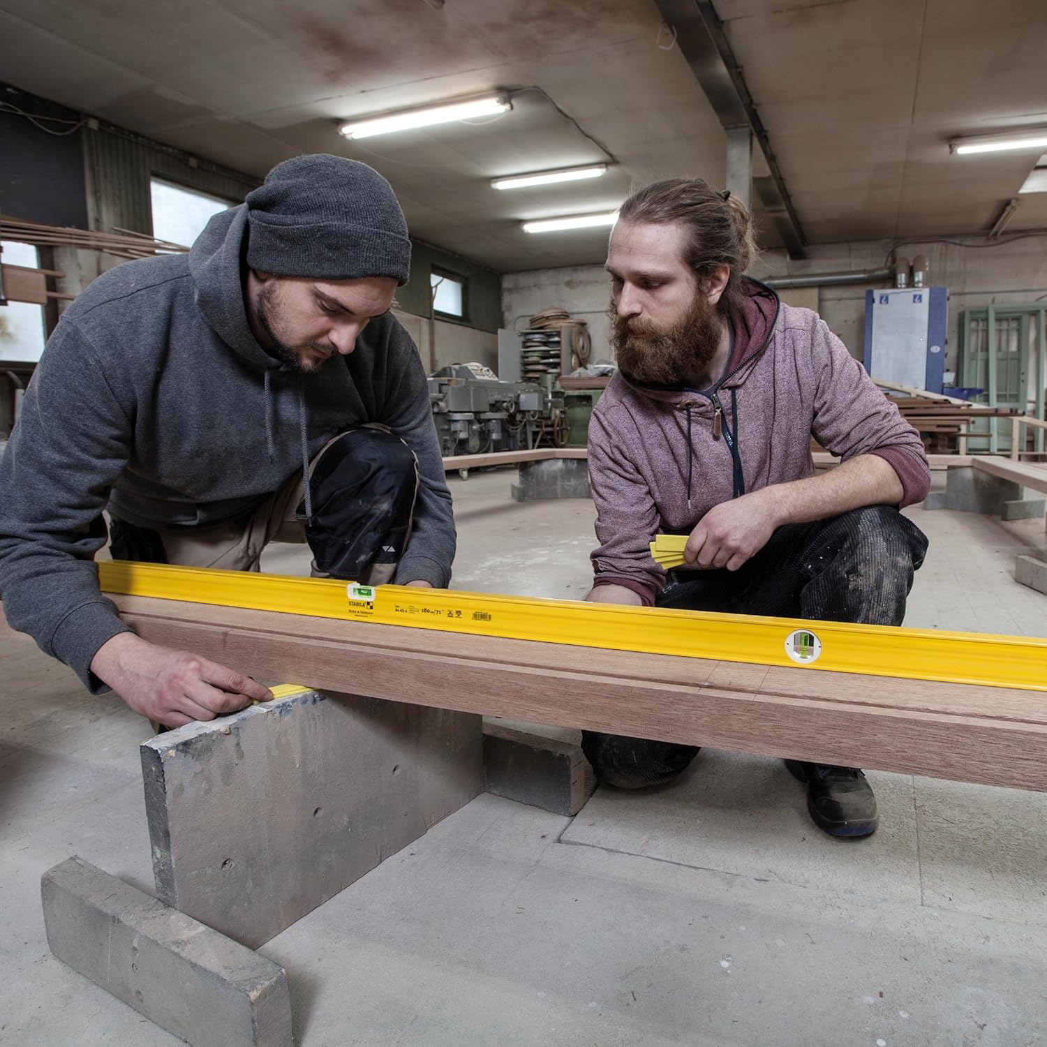 STABILA 80AS-2 Series 60cm Level, Yellow, 24"