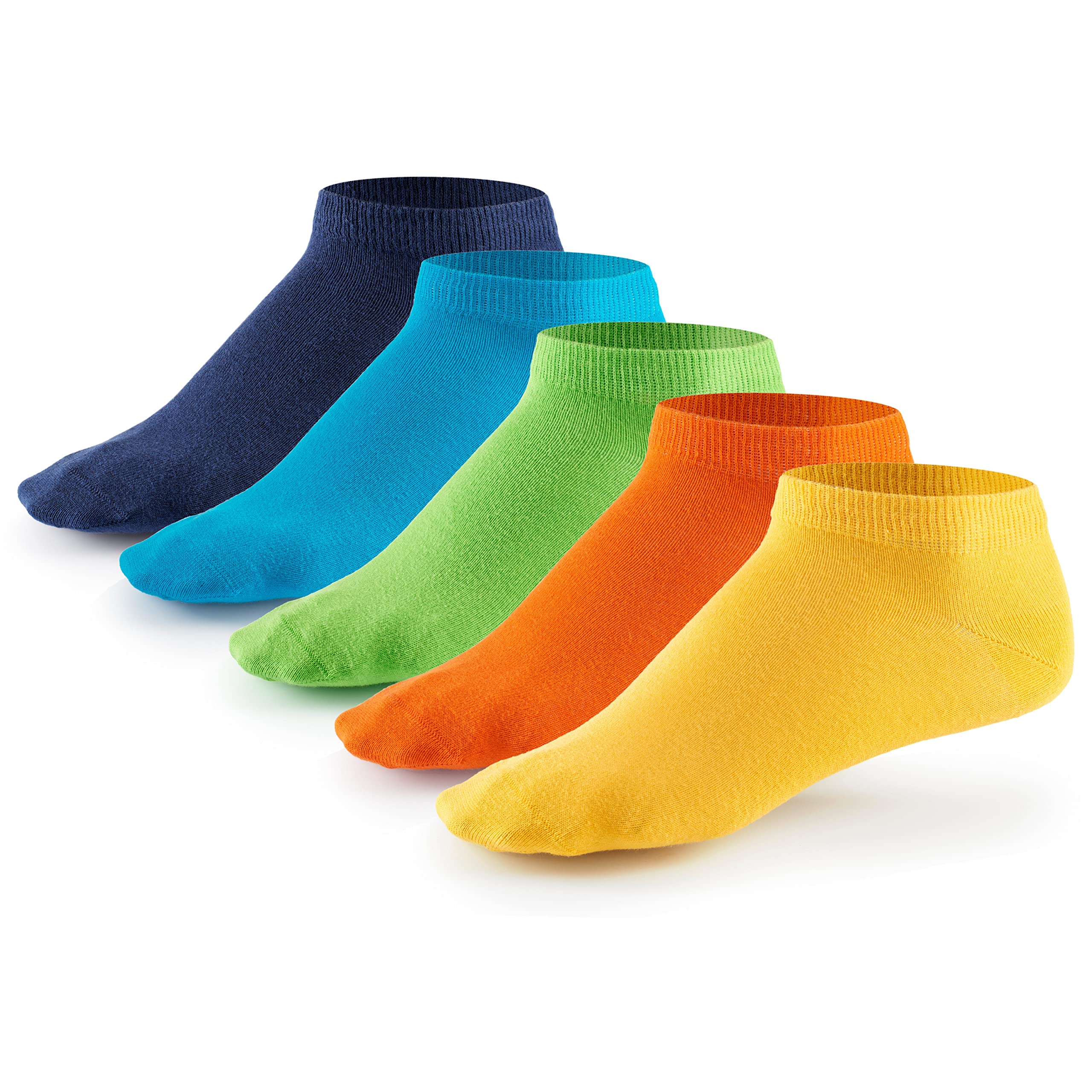 Mens Liner Ankle Socks (10 Pair Pack) by Mat & Vic's Cotton Classic Comfortable Breathable