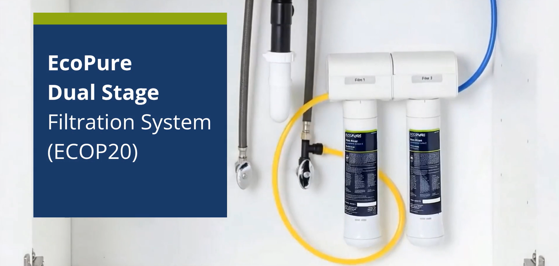 CLUB ECO WATER 600 2本セット 本日発送 EcoPure ECODWF Dual Stage Water Filter Replacement Set – Fits