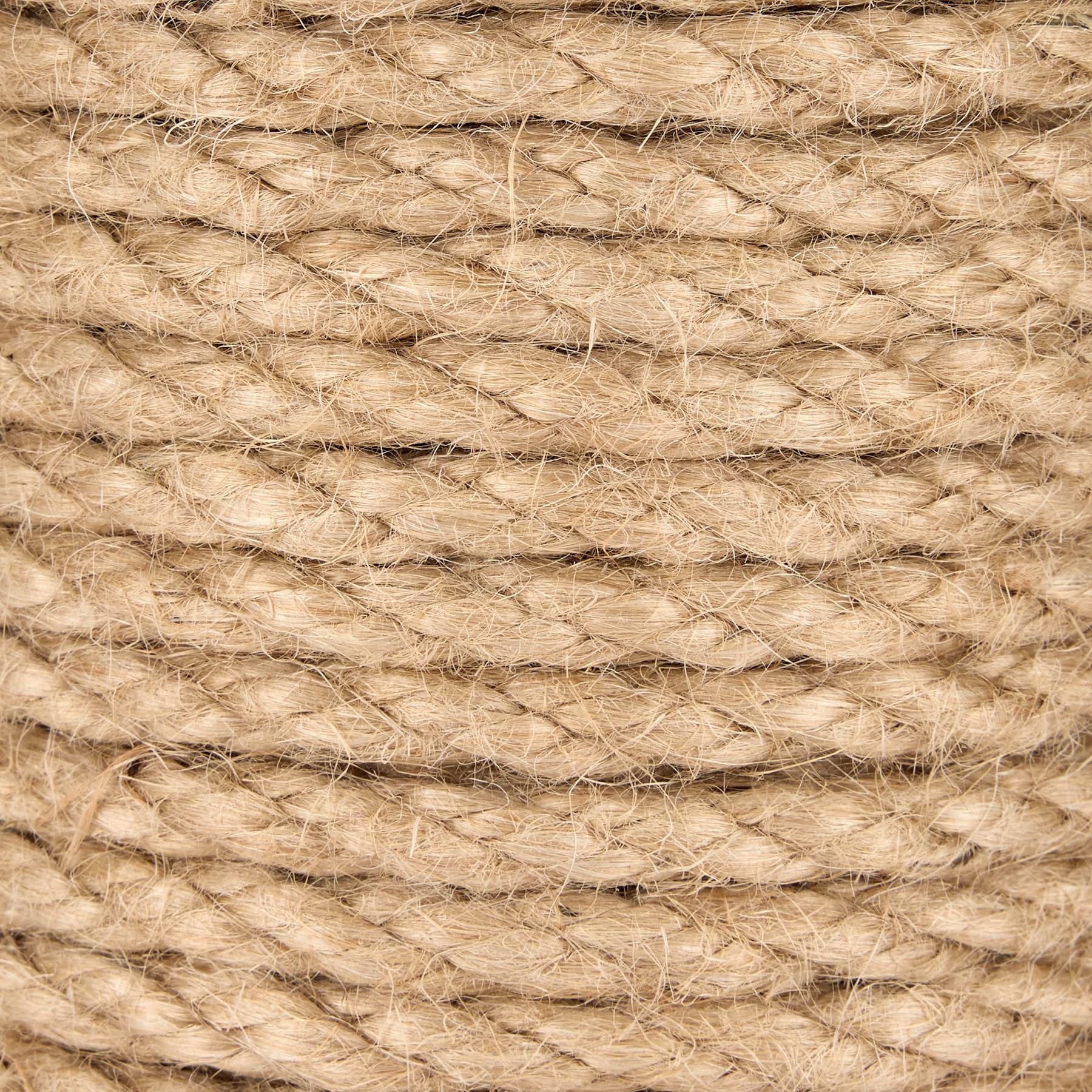 Cuerda de Yute Natural tosada 8 mm de Longitud 20 m, Cuerda para Manualidades, jardinería, decoración y artesanía