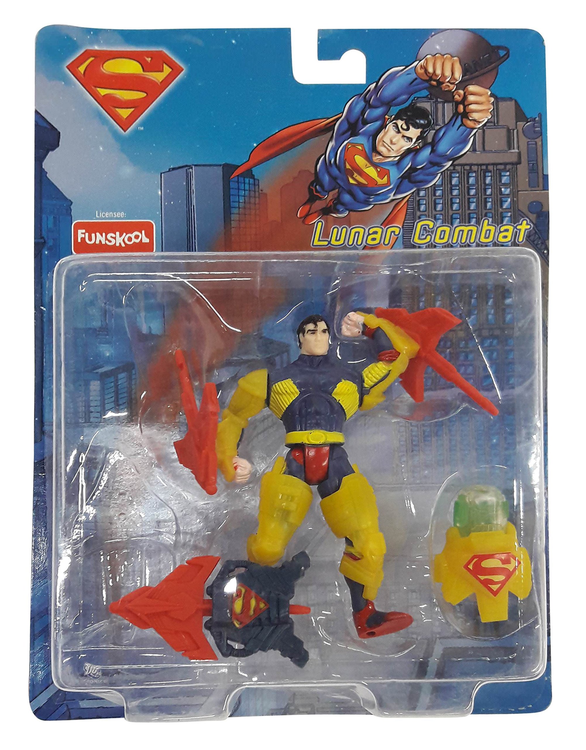 Funskool Superman Lunar Combat Toy - Multicolour Pack