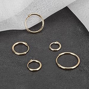 Orecchino Lobo mezzo cerchio singolo argento 925 rosa con zirconi rainbow