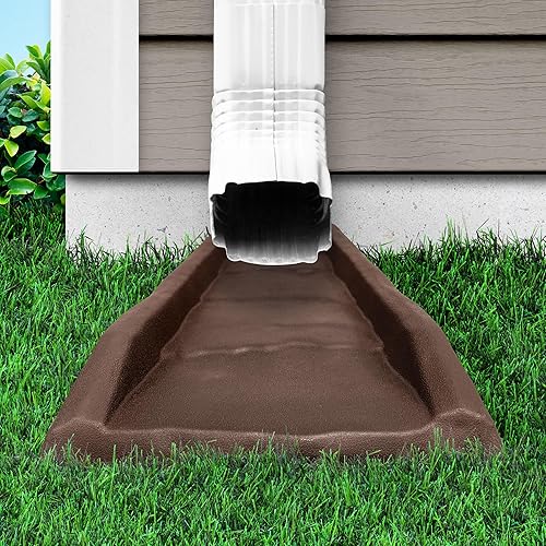 Miniatura 8 de Master Mark Bloque de salpicaduras, extensiones decorativas de canalón, protector contra salpicaduras, desviador de agua de base, protector