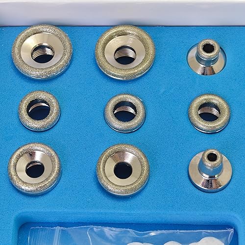 Vista 18 de Elitzia 9 puntas 3 varitas calidad diamante dermoabrasión reemplazos eliminar arrugas puntos negros líneas finas ETL06C (acero inoxidable)