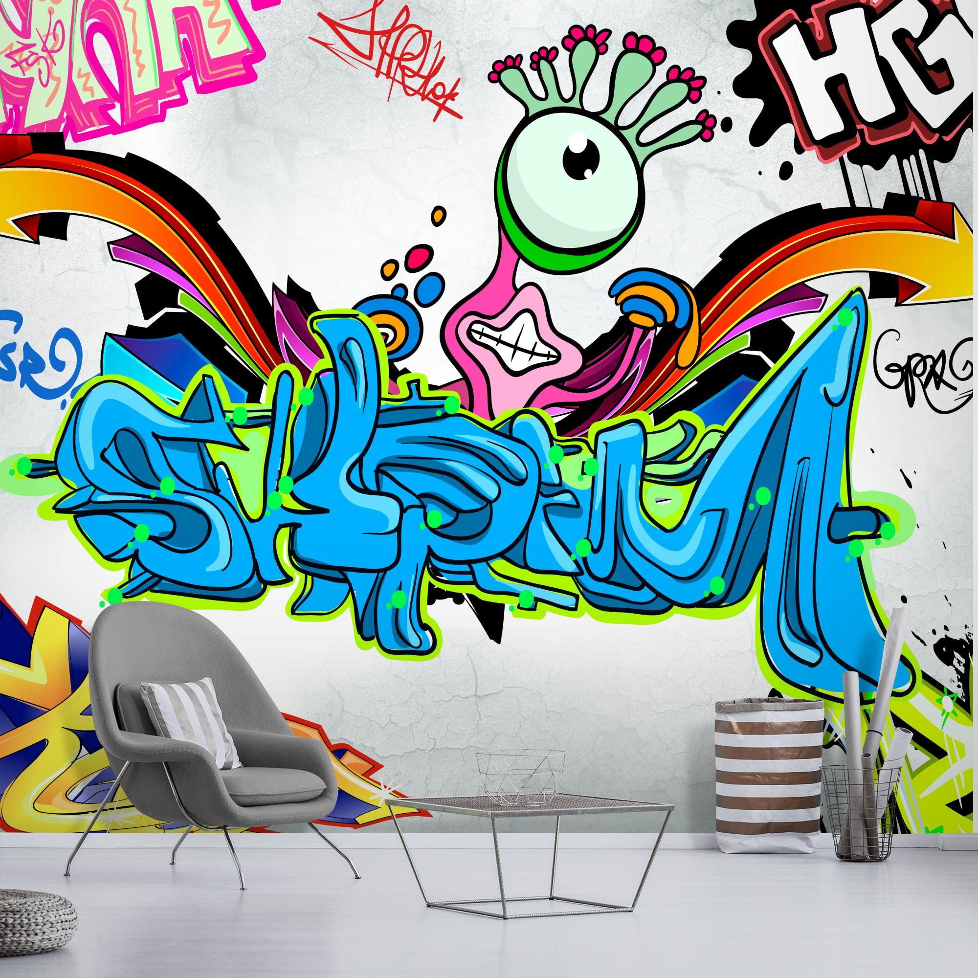 Runa Art Carta Da Parati Fotografica 396 X 280 Cm Biblioteca | Vello Decorazione Murale