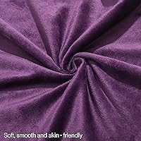 Vista 4 de NTBAY 1 paquete de funda de almohada corporal de terciopelo con cremallera, súper suave y acogedora, de franela mullida de lujo de 20 x 54 pulgadas