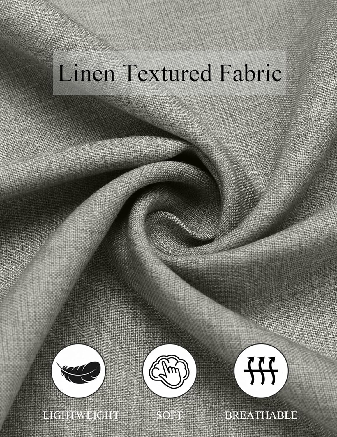 COOFANDY Men’s Button Down Shirt Short Sleeve Lightweight Casual Summer Beach Shirt Textured Linen Shirts - Image 5