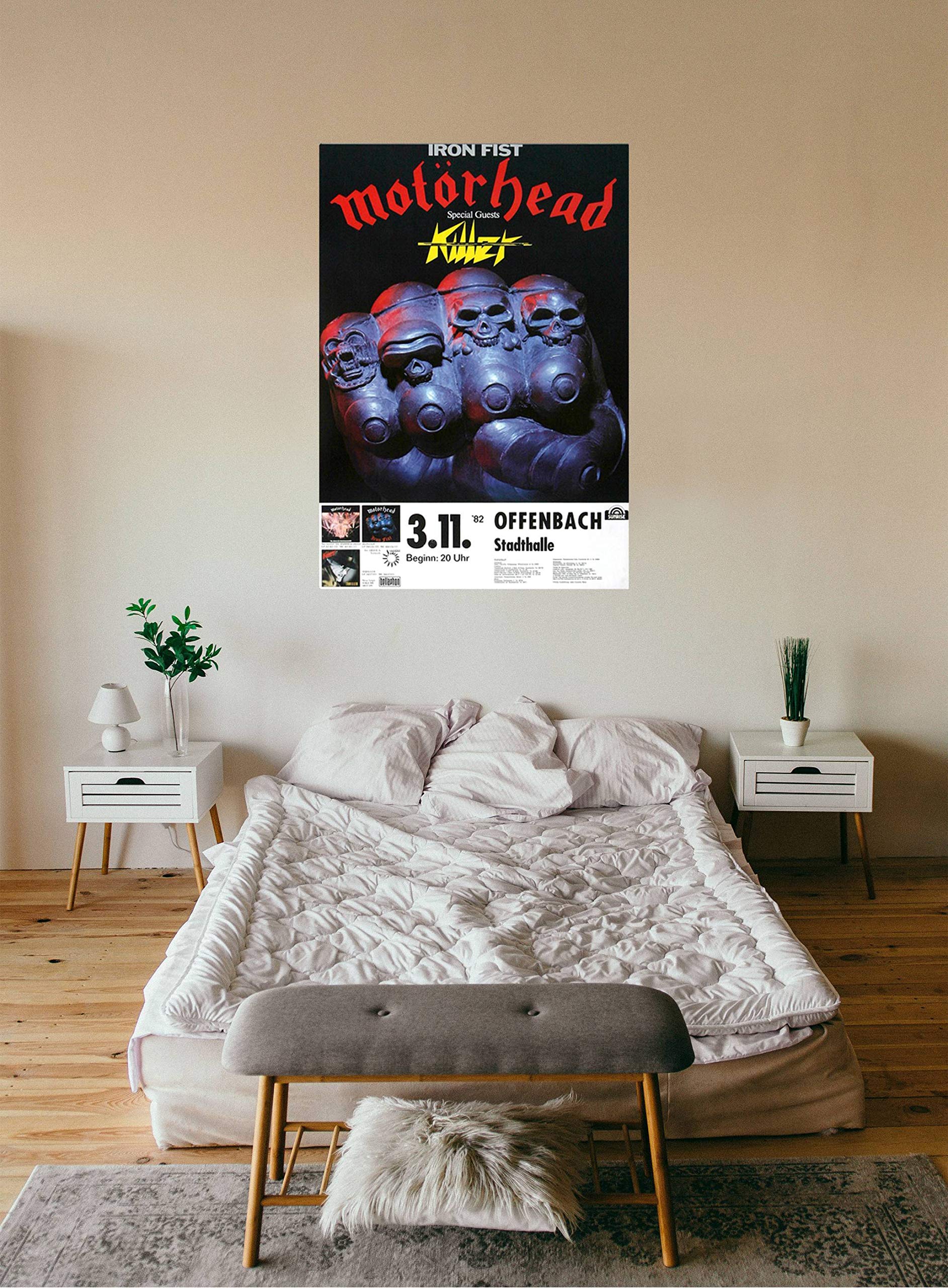 Motörhead - Iron Fist, Frankfurt 1982 » Konzertplakat/Premium Poster | Live Konzert Veranstaltung | DIN A1 «