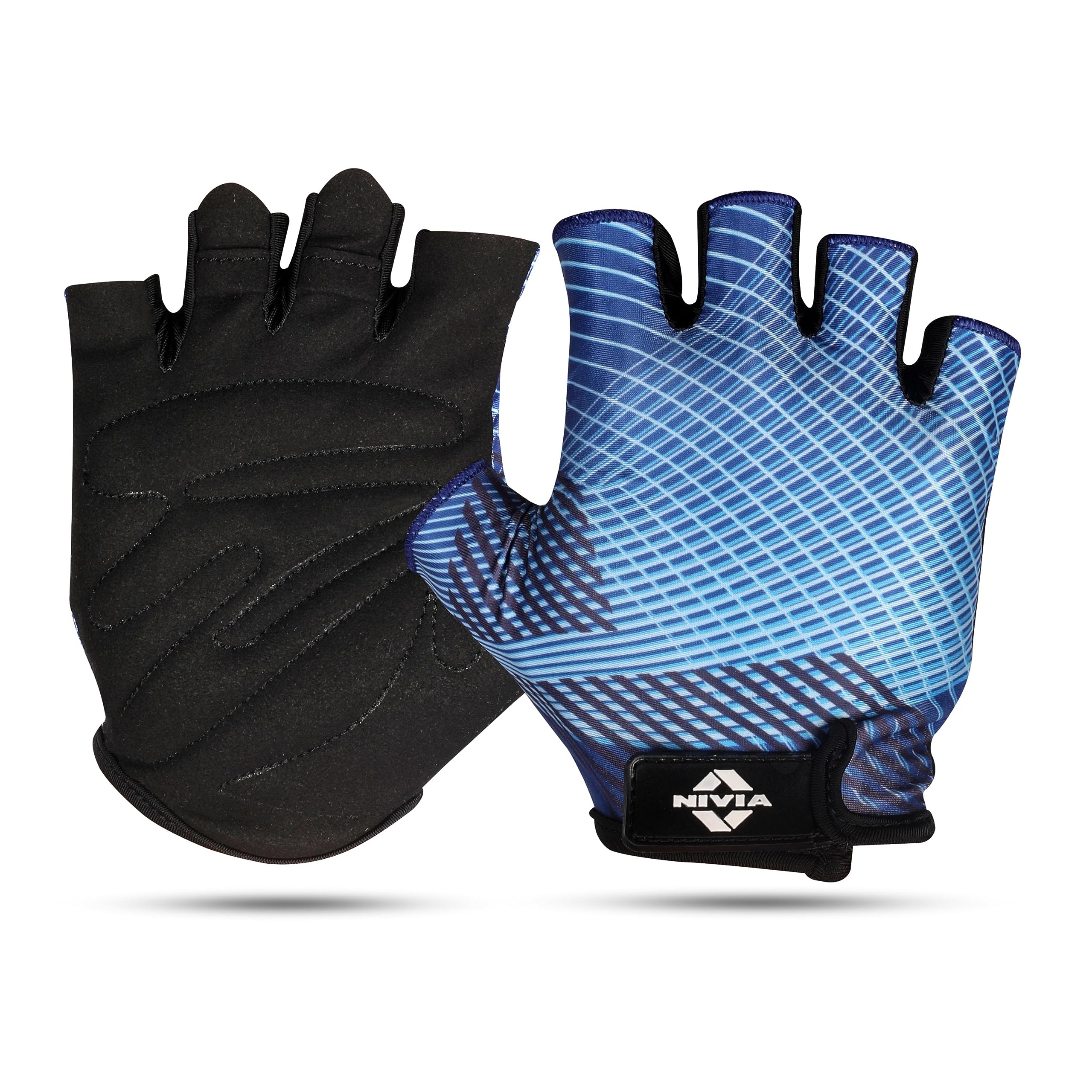 Nivia Copperhead 2.0 Sports Gloves for Men/Weightlifting and Gym/Super Stretchable Comfortable,Perfect for Weight Lifting,Training,Gym Workout,Crossfit,Pull-ups,Bodybuilding, Size-Medium (Blue/Black) (B0CCVYC4D1) Amazon Price History, Amazon Price Tracker