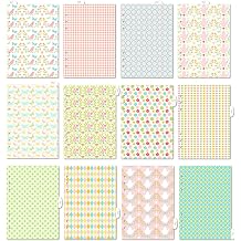 Discagenda Cute Garden Patterns 12 Months Polypropylene Planner Organizer Dividers Ringbound, A5