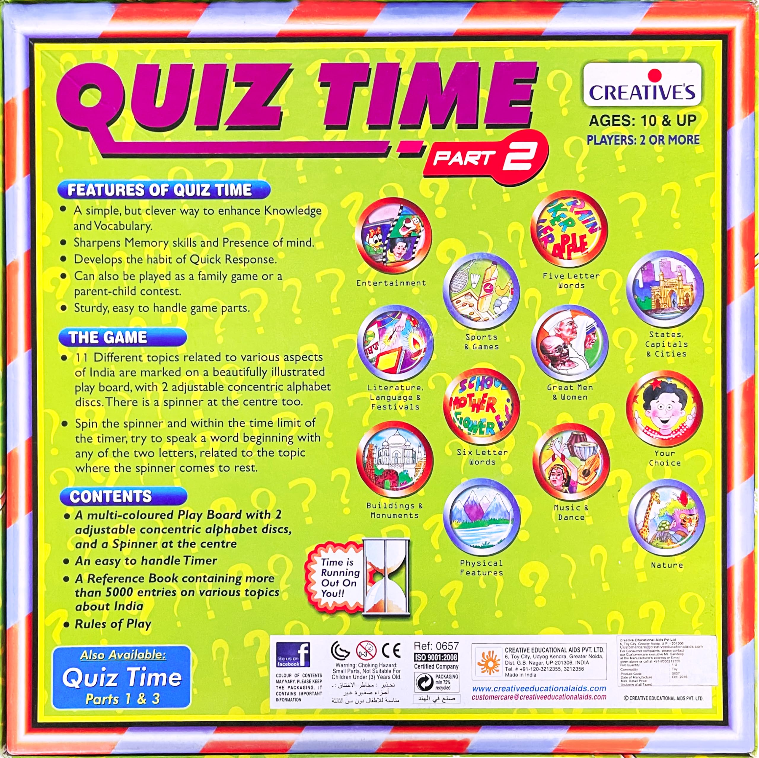 Creative Educational Aids P. Ltd. - CRE0657 0657 Quiz Time - II - Image 3 thumbnail