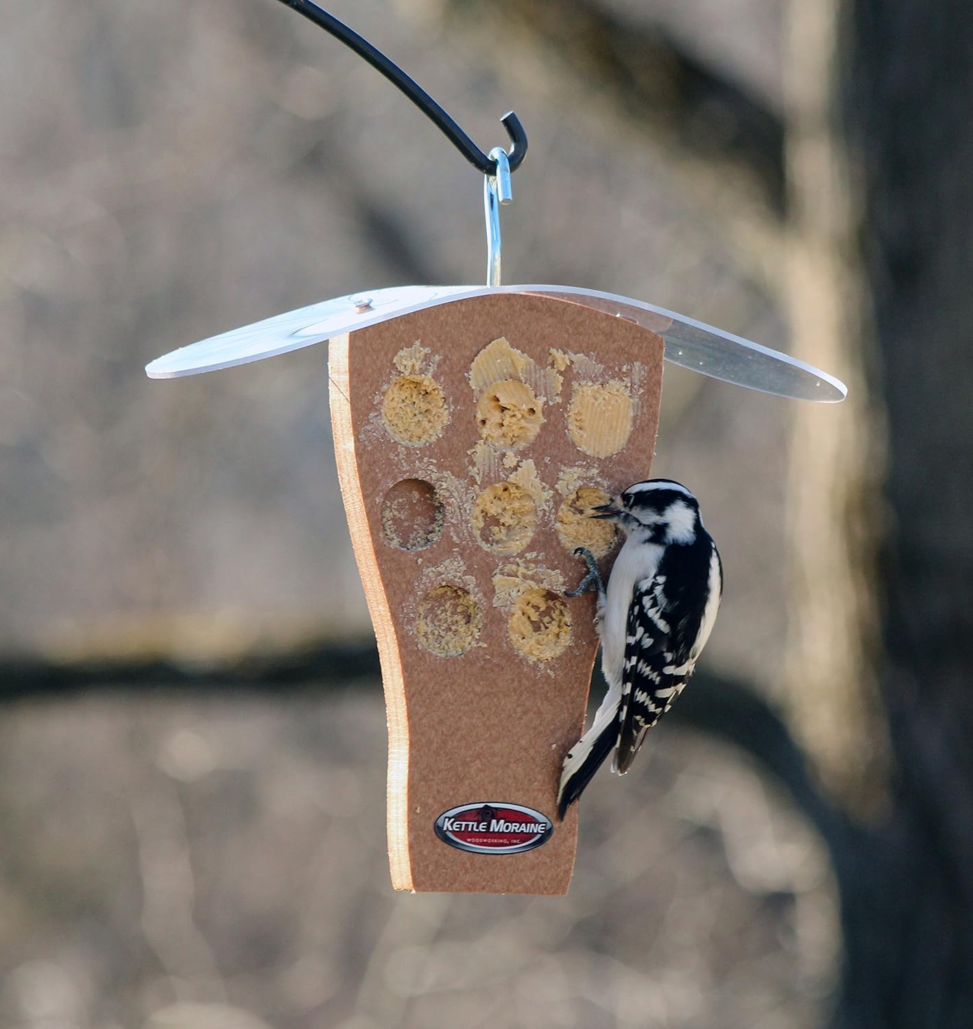 Kettle Moraine Peanut Butter Feeder with Clear Roof (Chocolate)