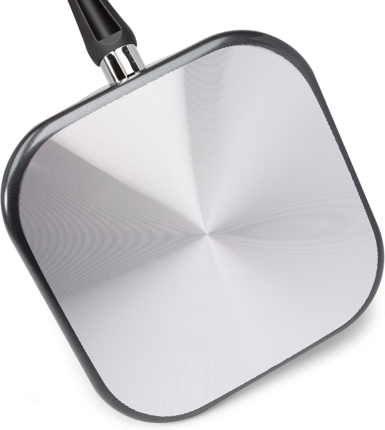 Ecolution Elements Pan Dishwasher Safe, Scratch Resistant, with Easy Food Release Interior, Even Heating Base, 11 Inch Griddle, Grey