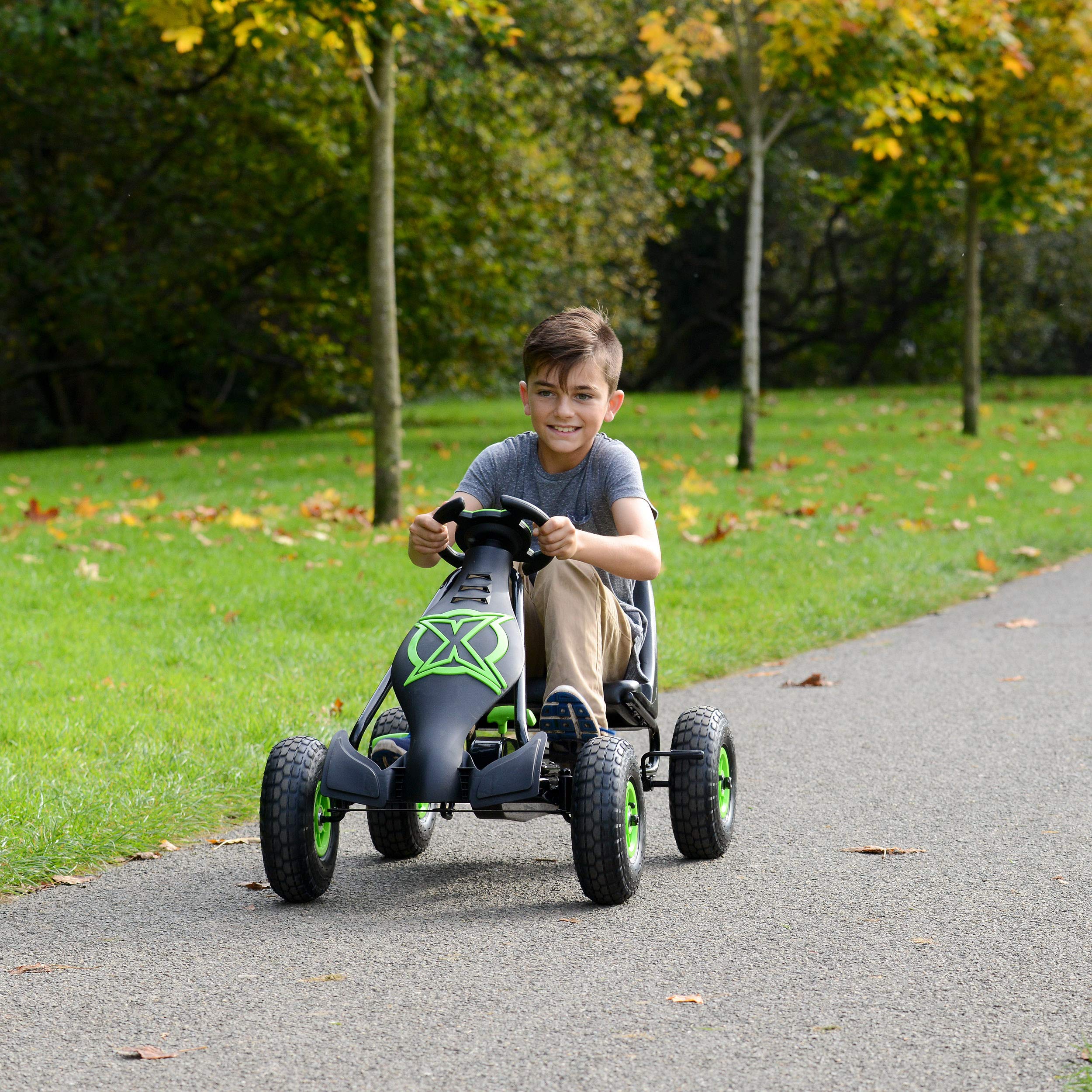 Buy Xootz Viper Racing Go Kart, Kids Ride On Pedal Car with Gear Stick