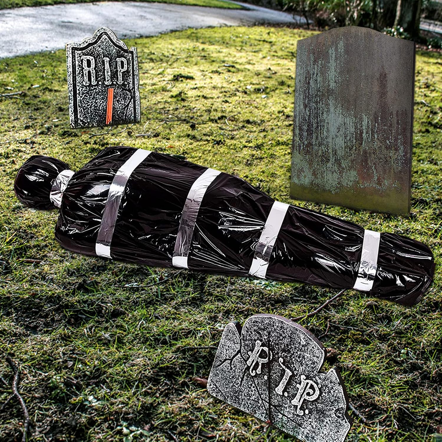 Amazon.com : Halloween Decorations Dead Victim Props, Scary Fake ...