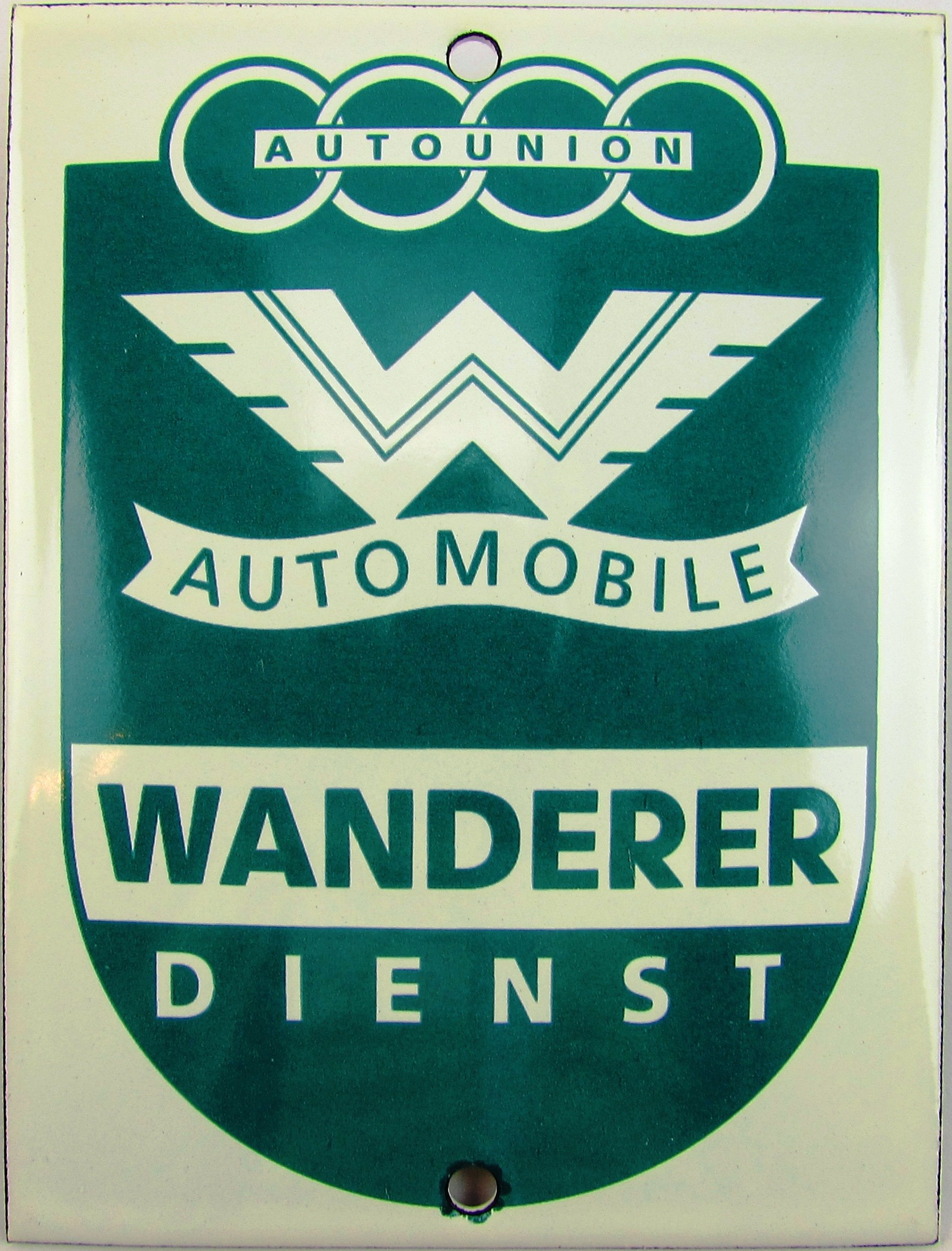 NUEVO esmalte Cartel Wanderer, 9 cm x 12 cm, Classic nostálgico Cartel años 50 Life Style Retro Fifties