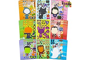 Halloween Craft Stickers Party Favors