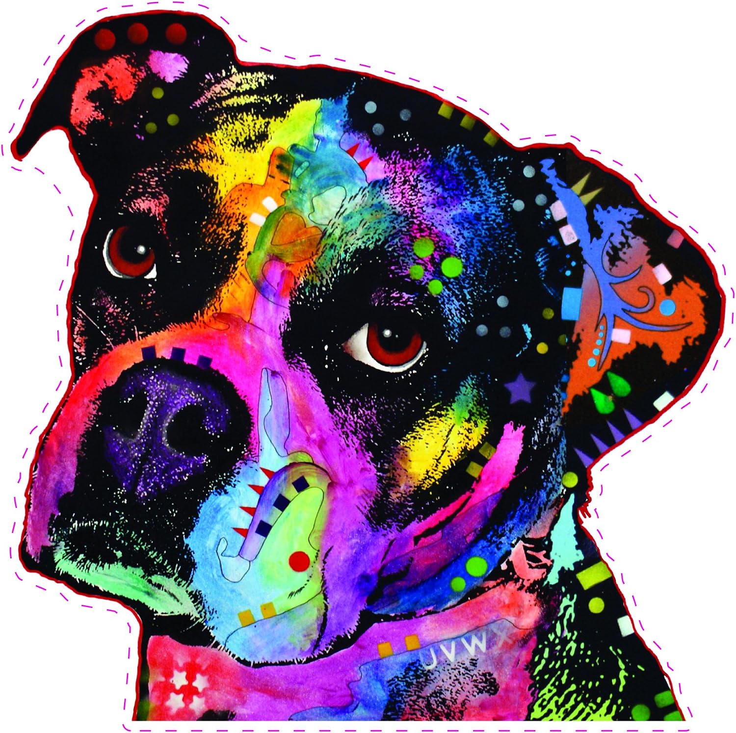 Enjoy It Dean Russo Boxer Vinyl Car Stickers, 2 Pack