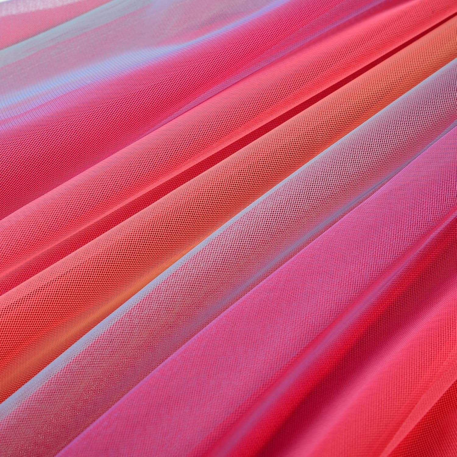 Uhnice Little Girl's Sequin Sleeveless Mesh Rainbow Dress for Wedding Party - Image 6