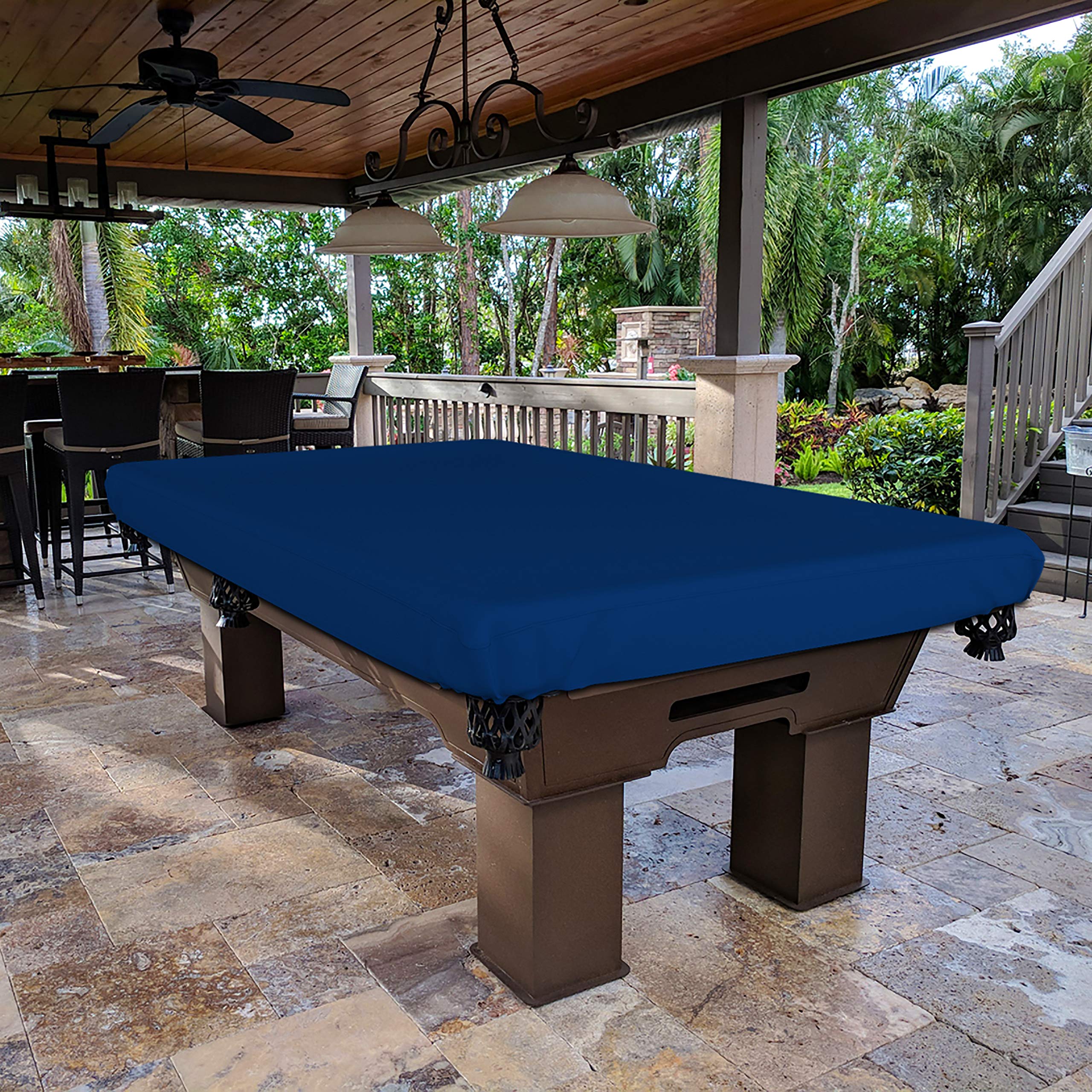 Housse De Table De Billard Avec Cordon De Serrage - Taille S/M/L (2,1m à 2,7m) - Tissu Oxford Imperméable - Protection Poussière, Soleil