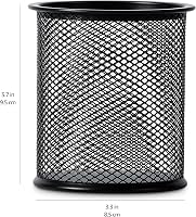 Amazon Basics fekete hálós tolltartó irodai szervezőhez 4