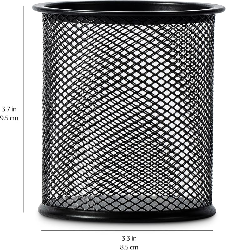Amazon Basics fekete hálós tolltartó irodai szervezőhez