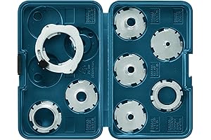 Bosch 8-Piece Router Template Guide Set: For Professional Routing Results