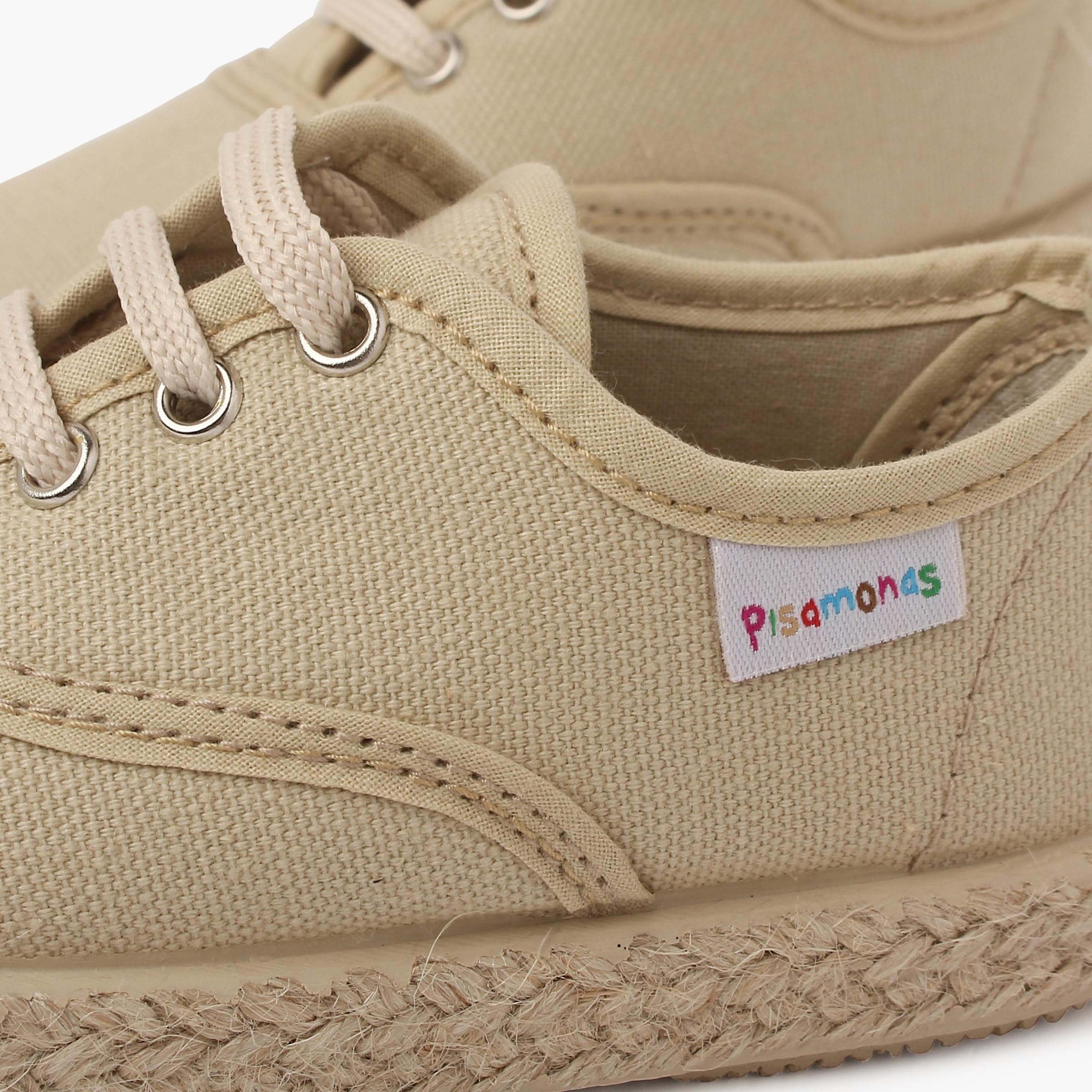 Pisamonas Sneakers in Tela con Lacci E Suola Espadrillas