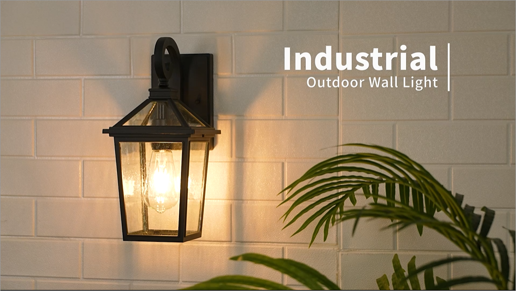 zeyu Farmhouse Outdoor Front Porch Light, 14 Inch Exterior
