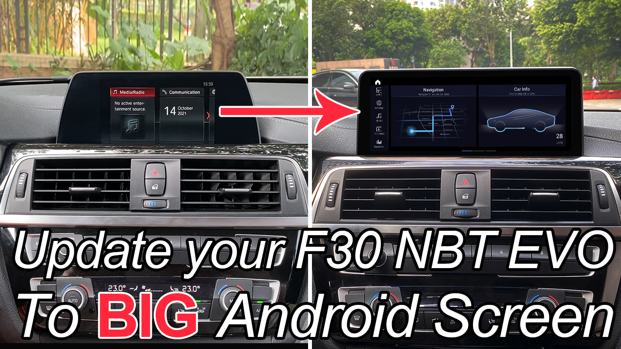 Watch How to install bmw f30 nbt evo android screen on Amazon Live