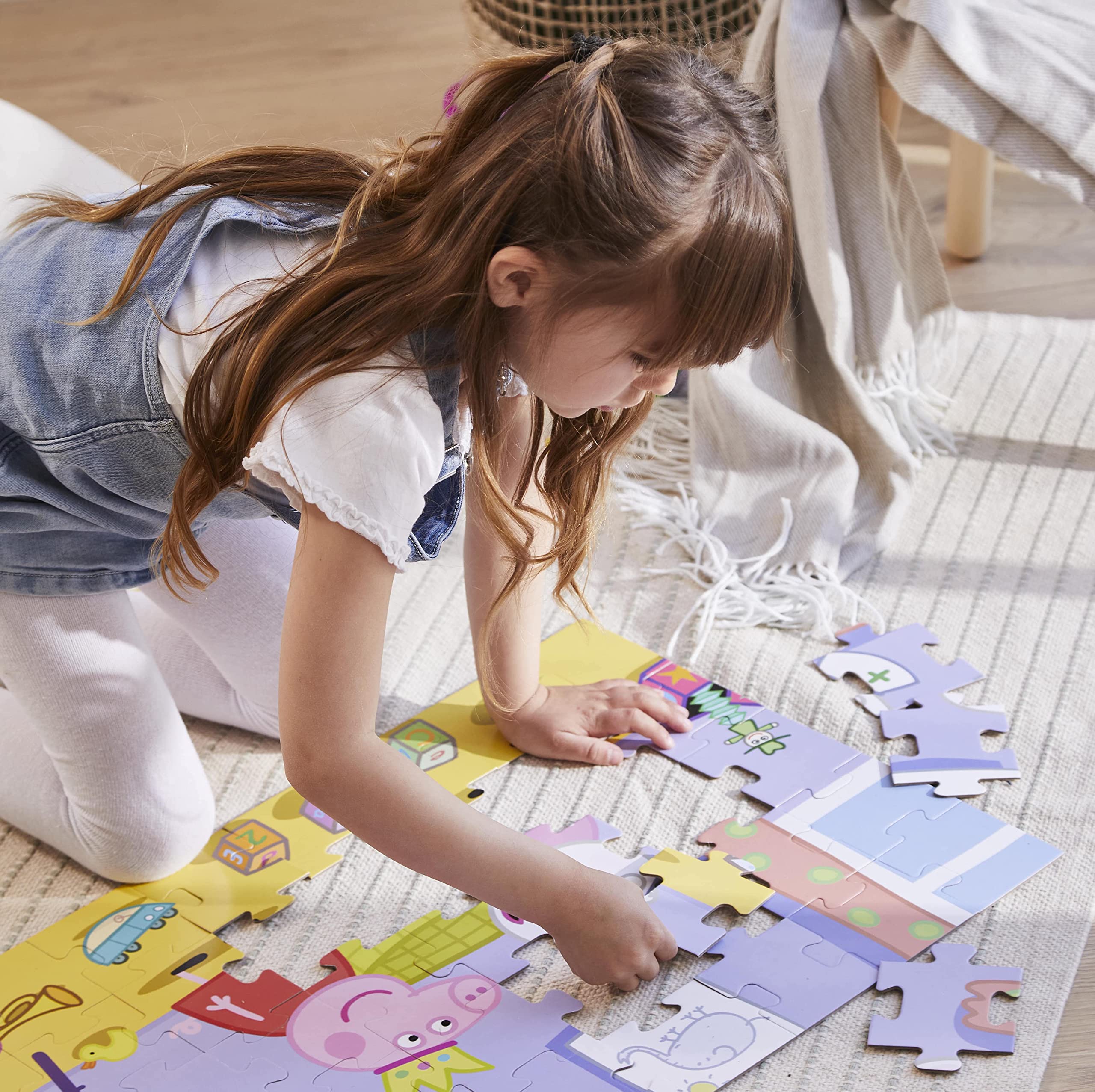 Barbo Toys Peppa Wutz Kofferpuzzle - 40 Teile Mit Teddybär Motiv Für Kinder Ab 3 Jahren