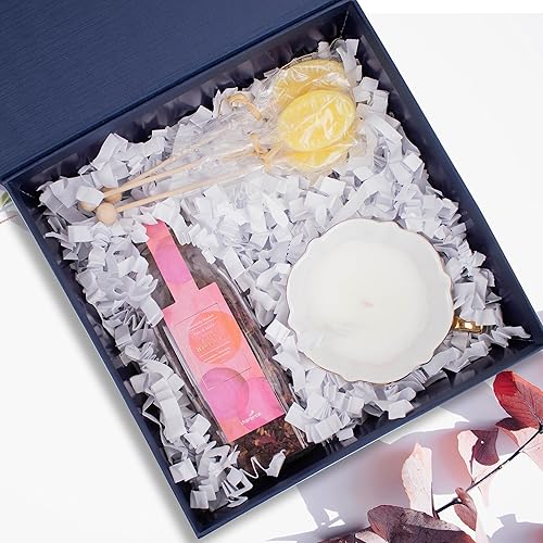 Miniatura 132 de MagicWater Supply - 1 libra - Naranja - Relleno de papel de corte arrugado ideal para envolver regalos, relleno de cestas, cumpleaños, bodas