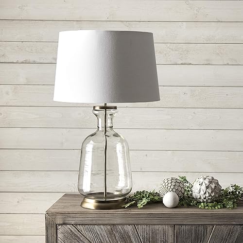 Miniatura 9 de nuLOOM RJT01AA Eagan - Lámpara de mesa de cristal de 24 pulgadas, altura, color dorado