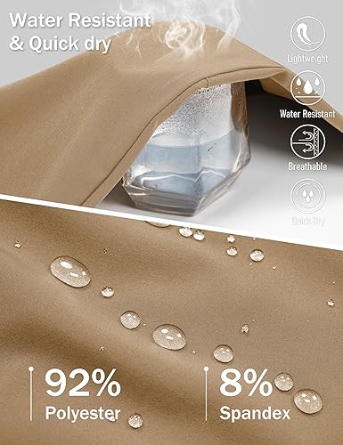 Miniatura 5 de MAGCOMSEN Pantalones deportivos para hombre con bolsillos con cremallera, pantalones deportivos ligeros para senderismo, correr, entrenamiento