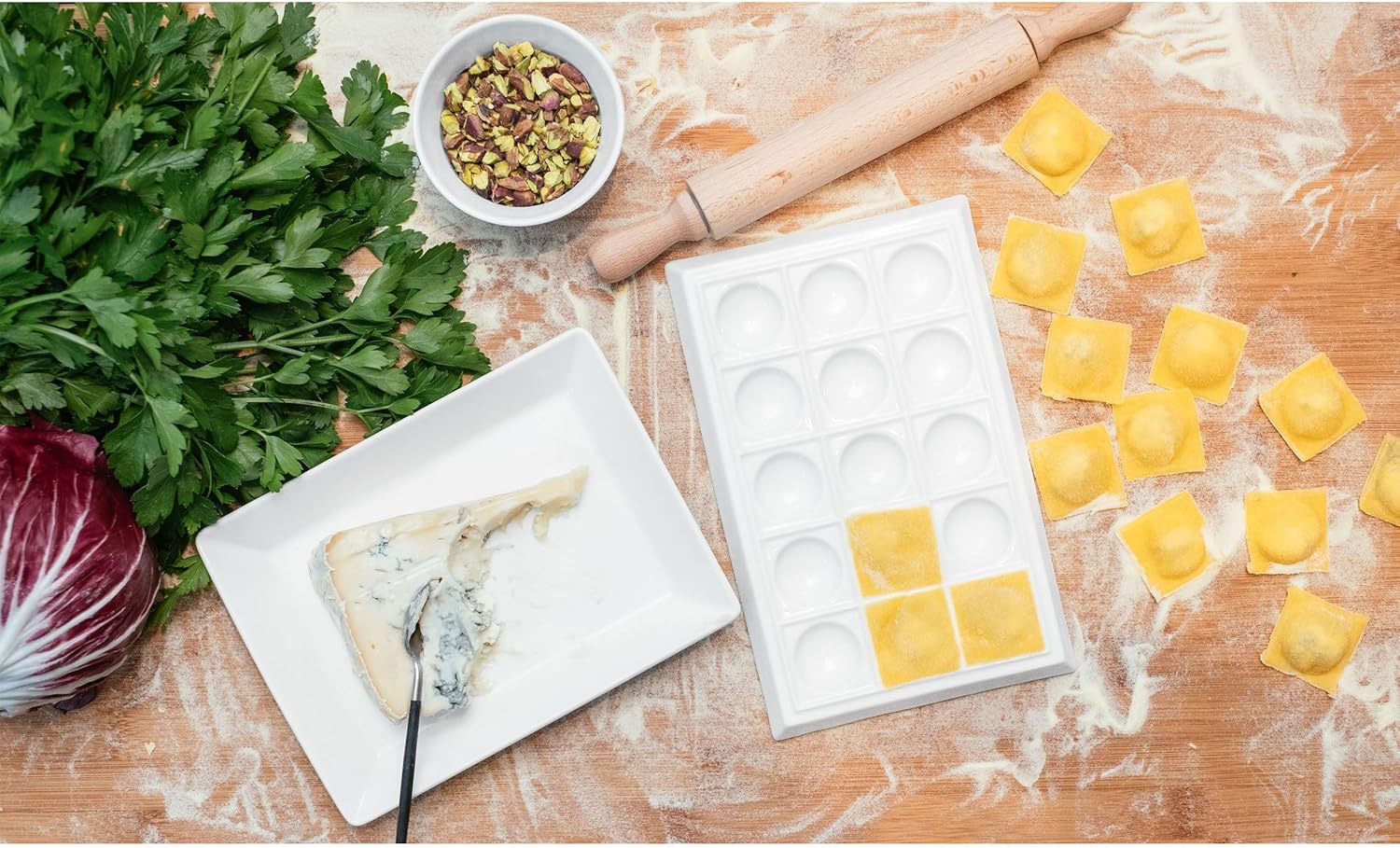 ASA Raviolimaker 250° C, 25 x 15 cm, White