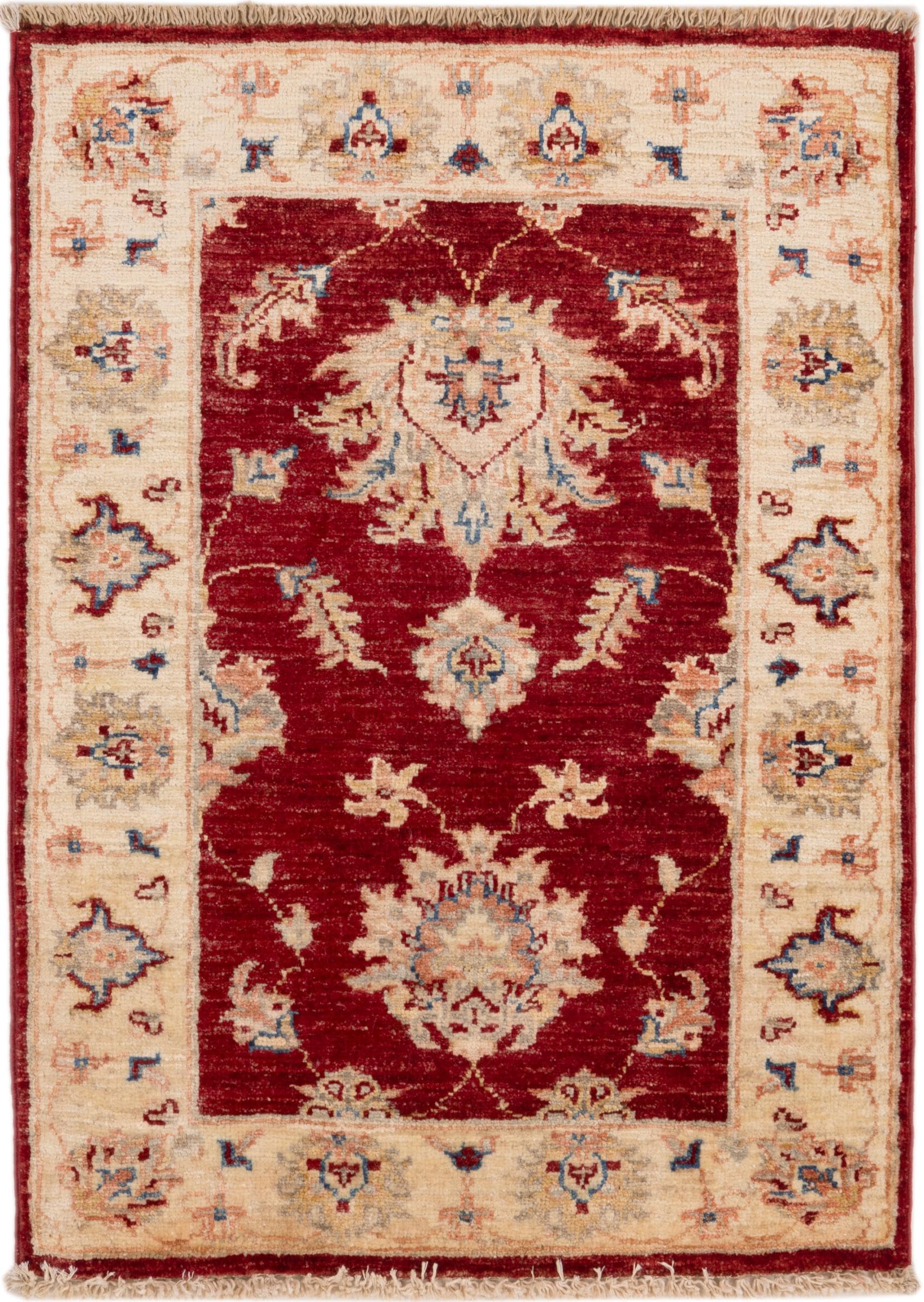 Tapis Ziegler Farahan noué main en laine du Pakistan 61x91 cm art d'orient