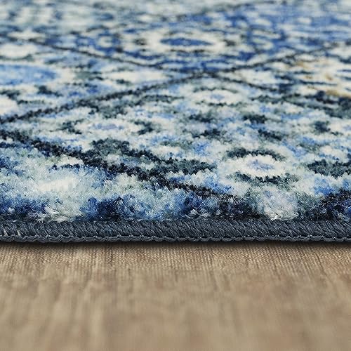 Miniatura 3 de Mohawk Home Tapete de cocina marroquí azul marino de 1 pies 6 pulgadas x 2 pies 6 pulgadas