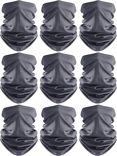 Geyoga Máscara facial de invierno para hombres, máscara de protección UV, protector solar, transpirable, resistente al viento, polainas para el