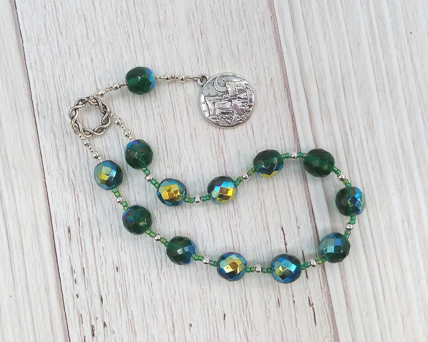 Mnemosyne Pocket Prayer Beads: Greek Goddess of Memory, Mother of the Muses