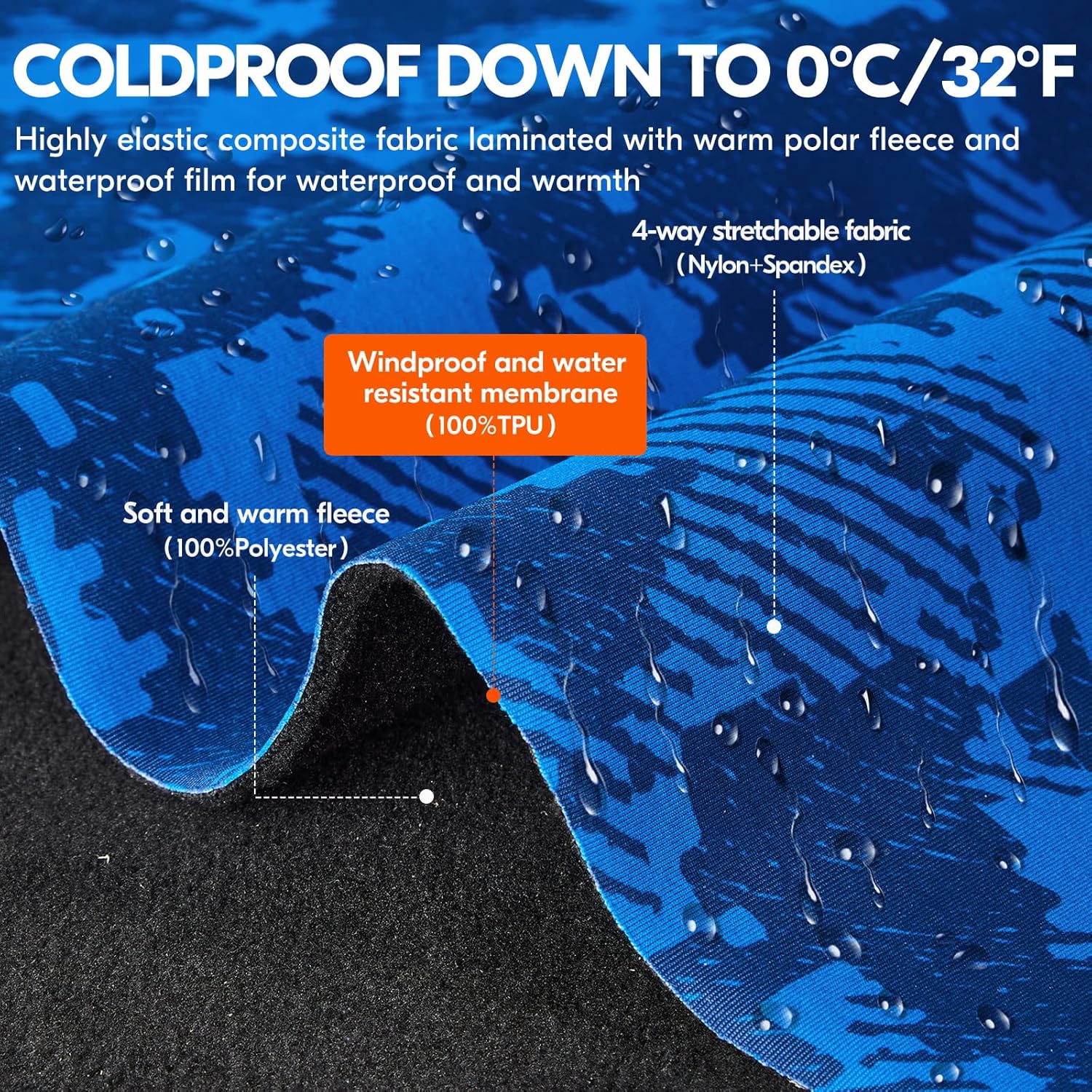 Vgo... Winter Work Gloves for Men,Cold Weather Waterproof Gloves,Freezer Use,Cow Leather,Touchscreen(CA9790FW) - Image 6