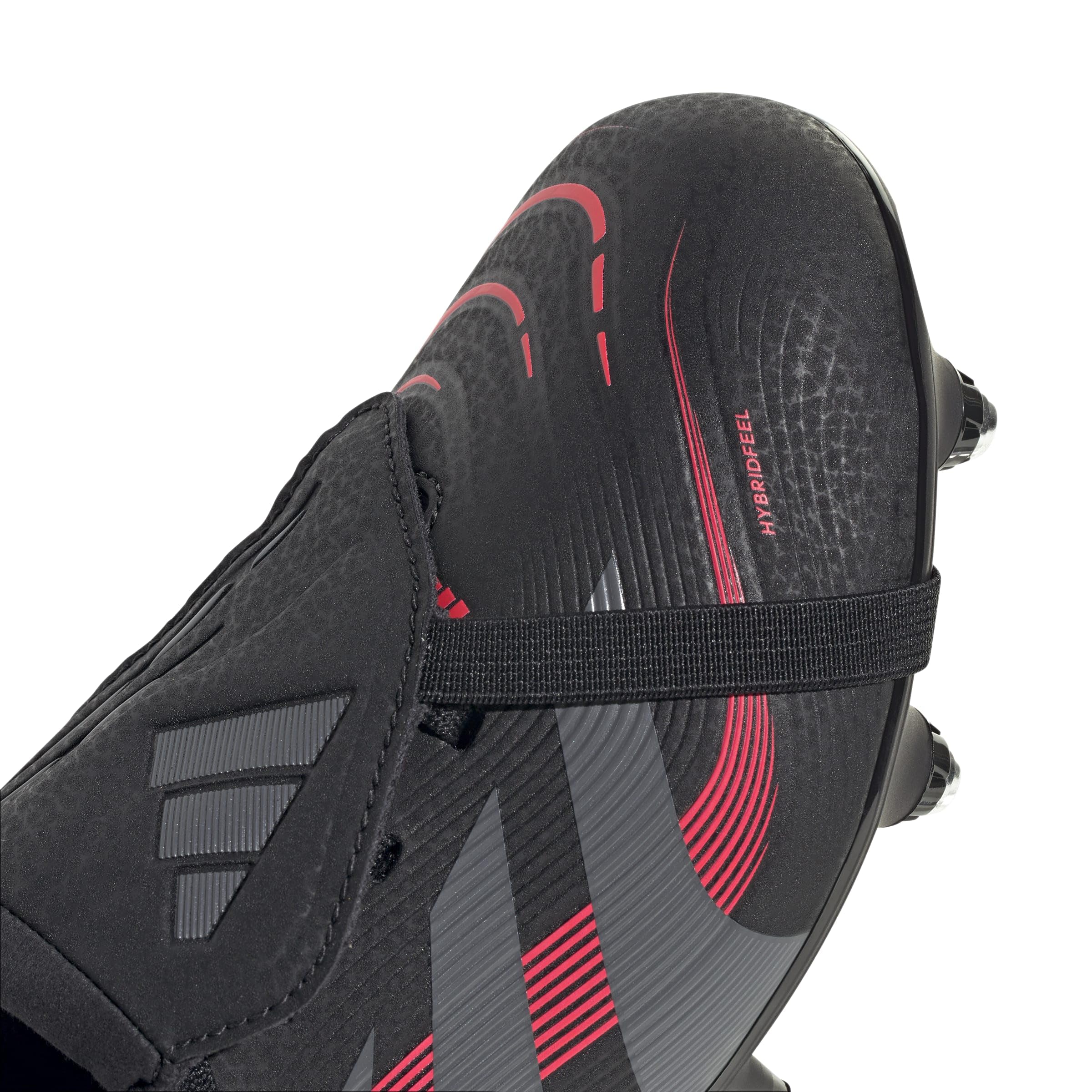 adidas Unisex Kids' Bota de fútbol Predator League con lengüeta Plegable para césped Natural húmedo