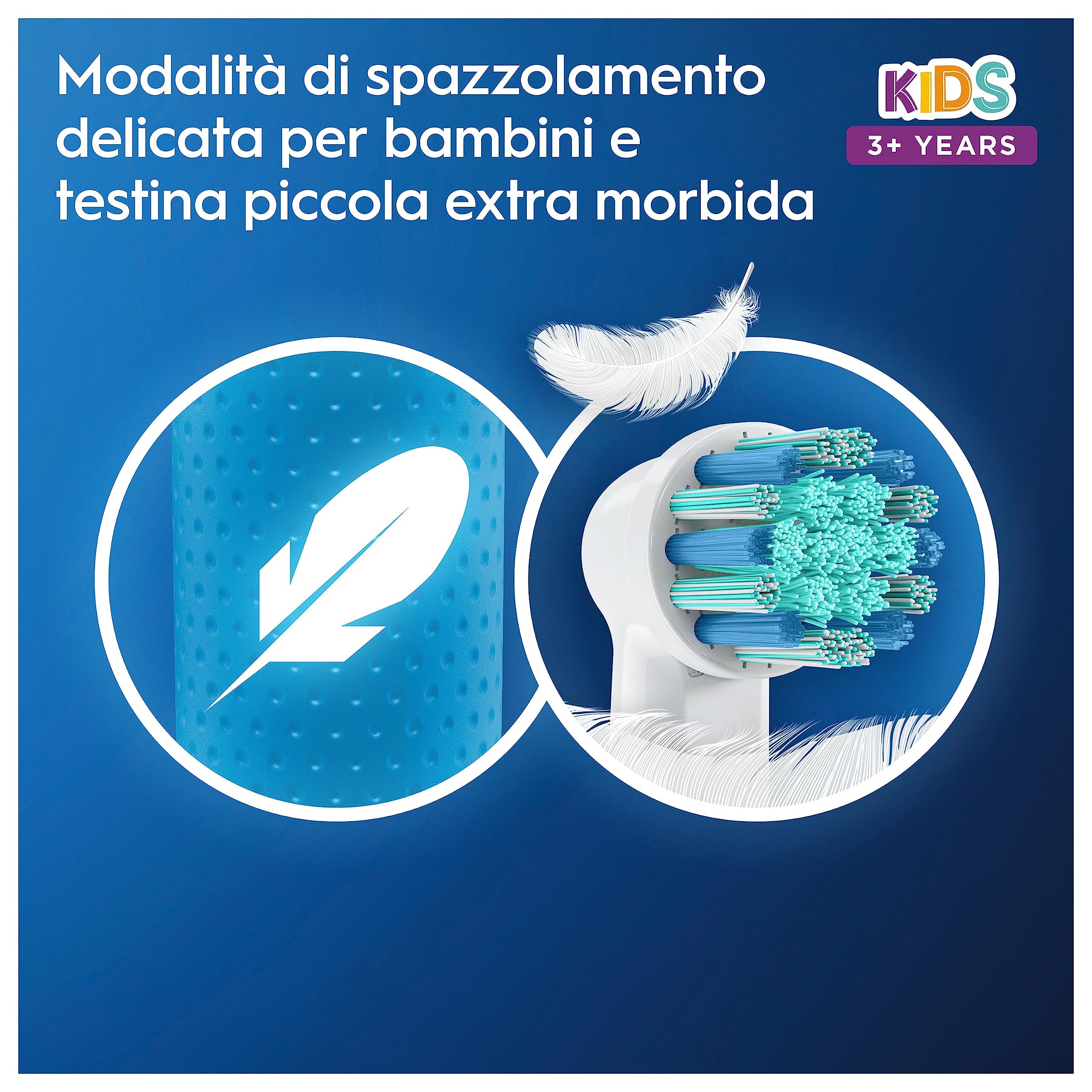 Oral-B Spazzolino Elettrico Ricaricabile Kids Con Personaggi Frozen Disney, 1 Testina, 1 Custodia Da Viaggio, 1 Spazzolino