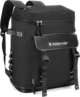 VS VOGSHOW Mochila Nevera 30 l, Térmica de Picnic Aislada, de Refrigeración, Bolsa Multiusos para Acampar, Familia al Aire Libre, BBQ, Compras, Viajes, Pesca y Playa